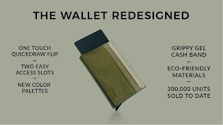 Now on Kickstarter BANDO 30  MultiFunctional Slim Wallet by Dash [upl. by Island775]