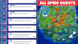 How to Complete All the Spire Challenges in Fortnite Season 6 Chapter 2 Part 1 [upl. by Waldner]