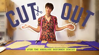 CUT IT OUT ✂️Part 1 ✂️How To Cut Fabric with a Pattern Like a Pro [upl. by Ahsinit]