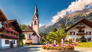 The Most Beautiful Villages in Liechtenstein 4K  Walking Tour of Charming Planken  Travel Vlog [upl. by Orran]