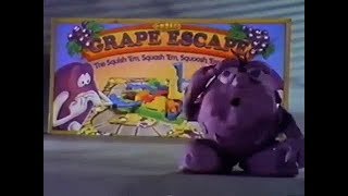 The Grape Escape Game from Parker Brothers commercial 1992 [upl. by Jacinto247]