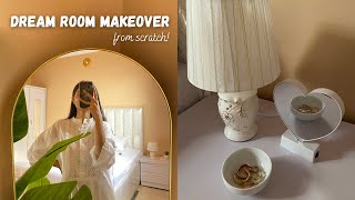 Building My Dream Room from Scratch  Ultimate Room Makeover [upl. by Janela]