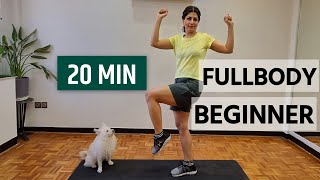 20 min Fat Burning Workout for TOTAL BEGINNERS  Achievable  No Equipment  FULLBODY [upl. by Vikky]