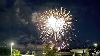 Sommer Feuerwerk am Gardasee Lazise [upl. by Airlia]