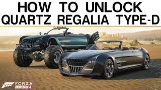 Forza Horizon 4  How To Unlock The RARE Quartz Regalia TypeD [upl. by Annaohj]