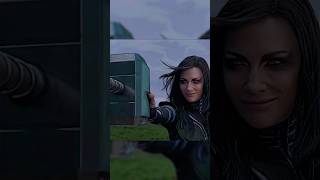 Hela Destroys Thor’s Mjolnir  Thor Ragnarok thorragnarok thor loki marvel shorts [upl. by Oecile]