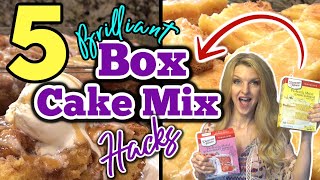 5 Brilliant BOX CAKE MIX RECIPES you MUST TRY  DoctoredUp Box Cake Mix Recipes Ep 5 [upl. by Newg]