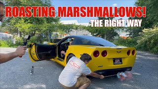 Roasting Marshmallows on StreetSpeed717s ZR1 And BIG NEWS [upl. by Hannad]