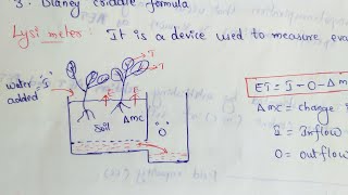 Methods To Measure Evapotranspiration  Estimate Evapotranspiration [upl. by Tireb]