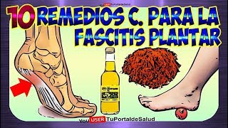 Remedios y Tratamientos Fascitis Plantar  10 Remedios Caseros para la Fascitis Plantar👣 [upl. by Nimaynib938]