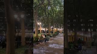 BRYANT PARK 🏞️New York City ❤️ [upl. by Secundas]