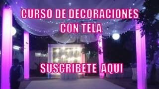 como hacer decoraciones con telas [upl. by Guadalupe]