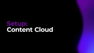 Content Cloud Setup  BrightSign [upl. by Yecad160]