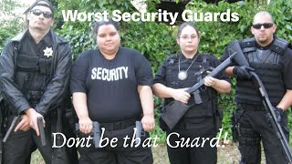 Security Guards Top 5 Worst [upl. by Enirbas527]