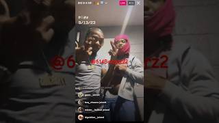 Famous Columbus Rapper G Baby Turnt Up On IG Live viral music 10ta ekt40 rocnation fortnite [upl. by Niloc]