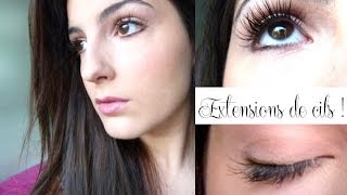 Les extensions de cils  La pose amp lentretien [upl. by Aker298]