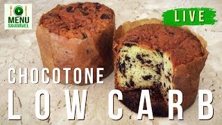 🔴 Chocotone DOS DEUSES Low Carb  Panetone Low Carb  LIVE para seu NATAL Low Carb [upl. by Rosalyn699]