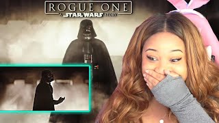 Darth Vader Force Chokes Director Krennic Reaction Rogue One [upl. by Franciskus687]