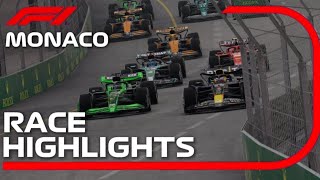 F1 2024 Monaco Grand Prix Race Highlights  Round 7 [upl. by Enitsrik]