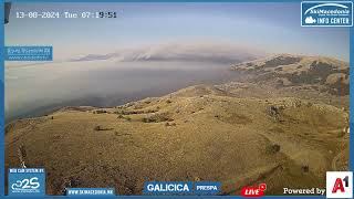 Timelapse Wildfire Galicica August 2024  Пожар на Галичица  Август 2024 wildfire ohrid [upl. by Nett]