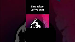 Zoro takes Luffys pain [upl. by Polito732]