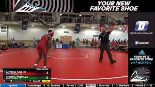 Mat 7 125 Antrell Taylor Team Nebraska Vs Thomas Moralez Team Arkansas [upl. by Karola]