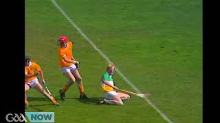 LAST 5 MINUTES OF ANTRIM V OFFALY  1989 ALL IRELAND HURLING SEMIFINAL [upl. by Euqinamod]