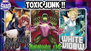 THIS IS TOXIC  DECK GALACTUS JUNK  MARVEL SNAP [upl. by Ecela]