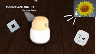 ROBLOX GAMENIGHT ft the gang amp henry [upl. by Aneroc]