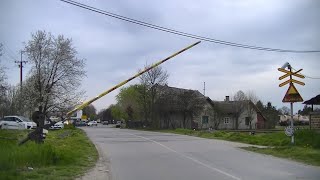 Spoorwegovergang Sombor Сомбор SRB  Railroad crossing  Железнички прелаз [upl. by Tnecniv]