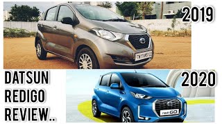 carreview redigo 2019vs2020 My Datsun Redigo full review  2019 vs 2020 model  Tamil Traveller [upl. by Nerej399]