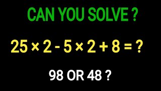 Can You Solve This Mental Maths Operation  Math Antics  PEMDAS [upl. by Etteve281]