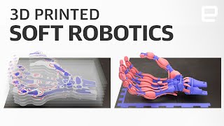 3Dprinted robotic hands with bones ligaments and tendons [upl. by Clerc]