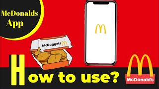 How to use and order on the McDonalds App [upl. by Attinahs]