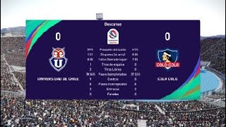 Superclasico 2024 U de Chile VS Colo Colo en PES2021 [upl. by Lleuqar300]