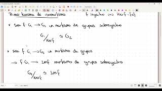 MD2  Práctico 1111 primer teorema de isomorfismo [upl. by Tannen]