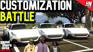 Lampadati Corsita Customization Battle ft NoProblemCheating twingomp4  GTA Online [upl. by Normalie]