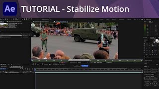 After Effects Tutorial  Stabilize Motion [upl. by Nylitak]