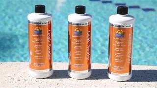 Leak Sealer easily fixes minor swimming pool leaks [upl. by Yzus810]