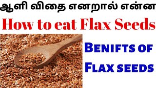 How to eat Flax seeds in Tamil  Benefits of Flax Seeds  Flax seeds for weight loss [upl. by Latricia]