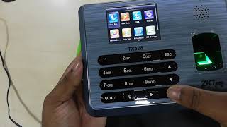 Unbox ZKTeco Fingerprint Time Attendance Device  TX628 [upl. by Shaum]