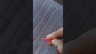 how to write beautiful handwriting [upl. by Aggie]