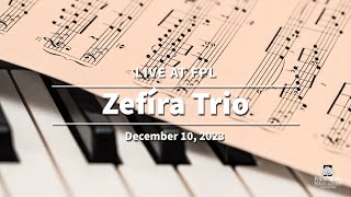 Bob Dodd Sunday Concert Series Zefíra Trio [upl. by Annodam]