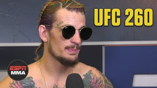 Sean O’Malley recaps ‘pretty flawless performance’ at UFC 260  ESPN MMA [upl. by Sumetra]