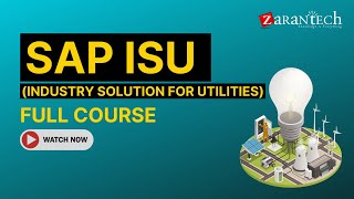 SAP ISU Industry Solution for Utilities Full Course  ZaranTech [upl. by Garzon]