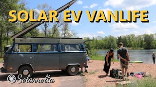 Van Life SolarPowered FullyElectric Camper [upl. by Atinuj]