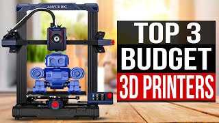 TOP 3 Best Budget 3D Printers 2024 [upl. by Eelarat]