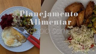 Planejamento alimentar para 2022  como organizar um cardápio semanal  dica [upl. by Karlie]