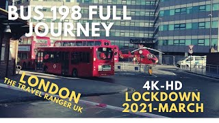 4K🇬🇧 Bus Route 198 Full Journey Shrublands Towards Thornton Heath High Street Croydon bus crash [upl. by Aliuqet]