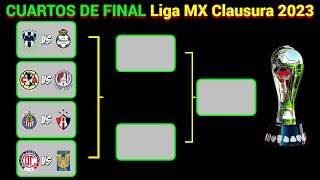 ASÍ se JUGARÁN los PARTIDOS de CUARTOS DE FINAL en la LIGUILLA de la LIGA MX torneo CLAUSURA 2023 [upl. by Ylam]